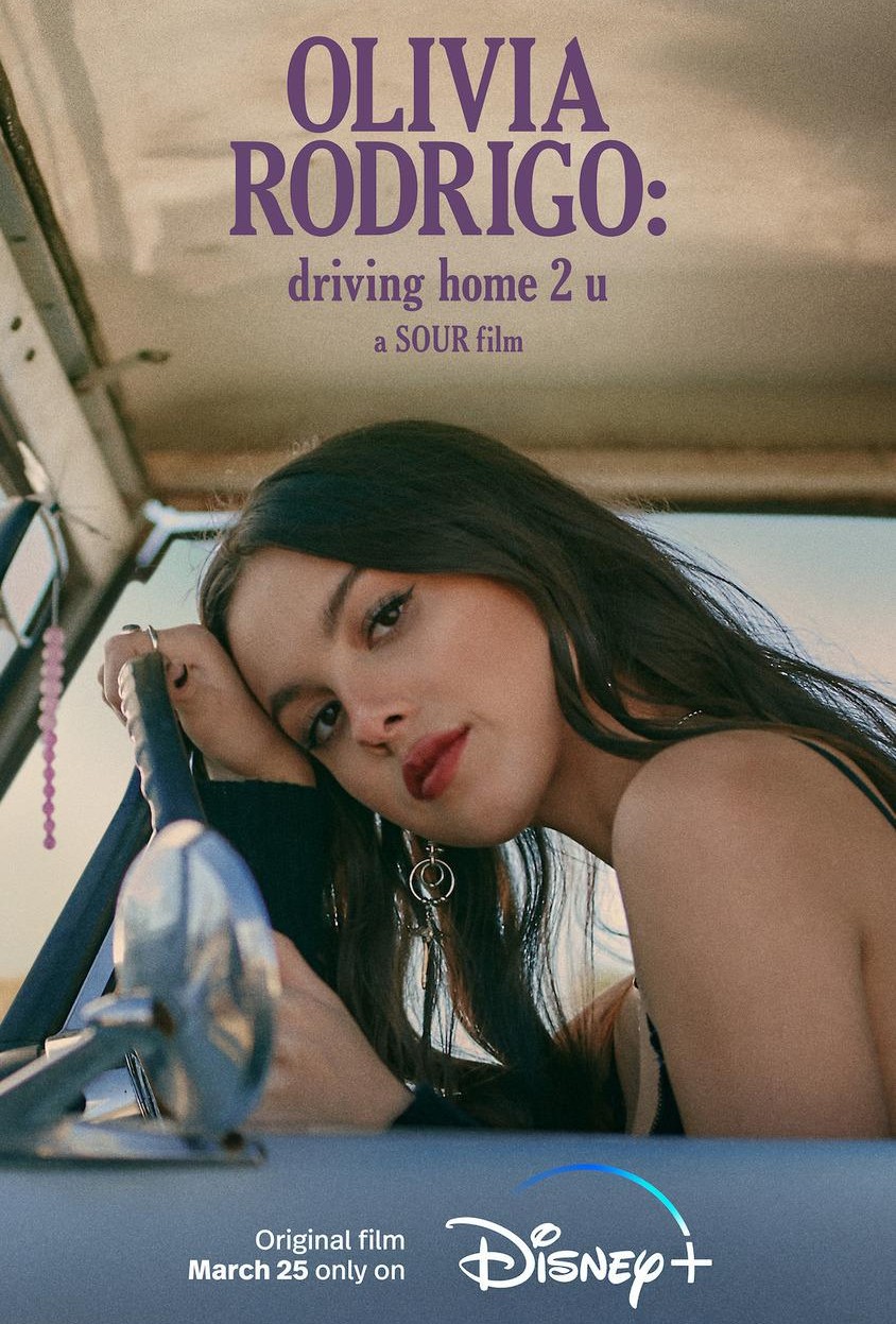 奥利维亚·罗德里戈：情歌少女 Olivia Rodrigo: driving home 2 u的海报