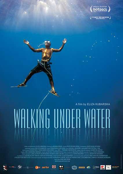 水下漫步 Walking Under Water / 水下捕鱼师的海报