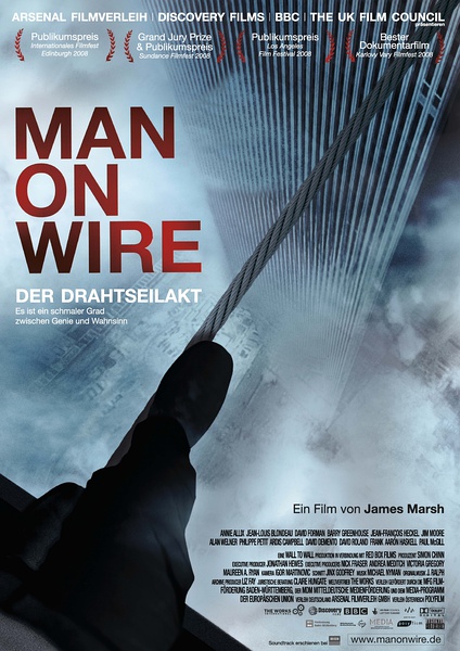走钢丝的人 Man on Wire的海报