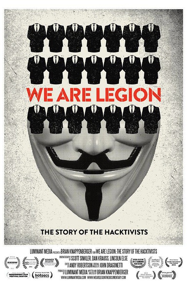 骇客军团故事 We Are Legion: The Story of the Hacktivists的海报