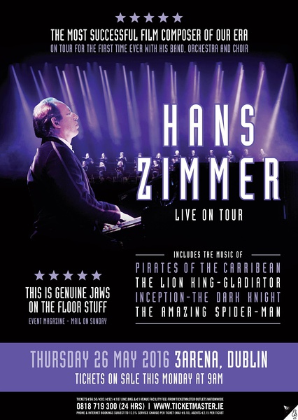 汉斯·季默：布拉格现场 Hans Zimmer: Live in Prague的海报