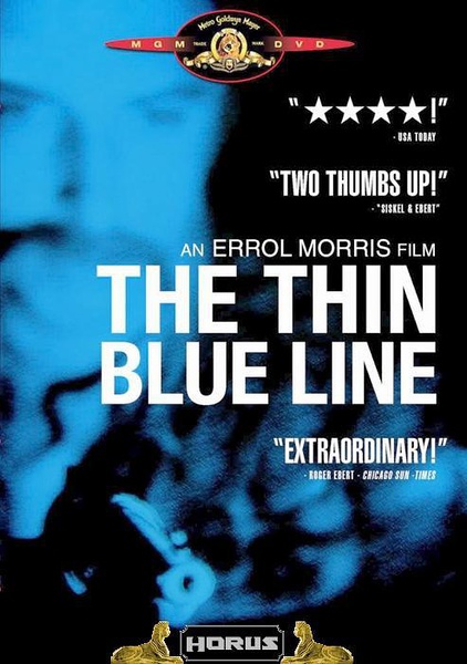 细细的蓝线 The Thin Blue Line的海报