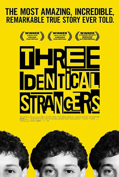 孪生陌生人 Three Identical Strangers的海报
