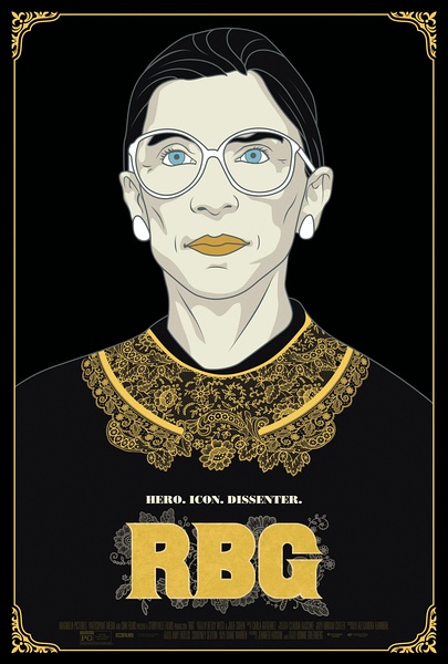 鲁斯·巴德·金斯伯格 Ruth Bader Ginsburg的海报