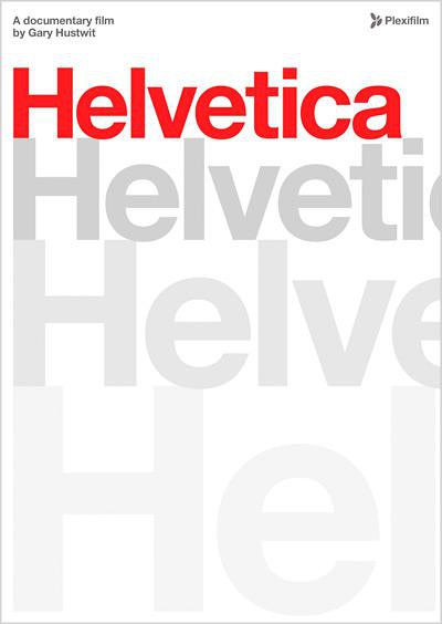 传奇字体 Helvetica的海报