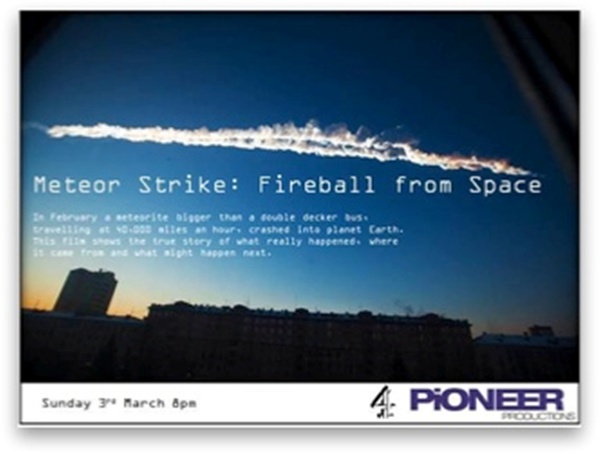 陨石来袭：划破天际的火球 Meteor Strike: Fireball from Space的海报