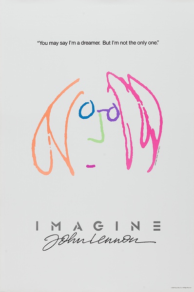 约翰·列侬的理想世界 Imagine: John Lennon的海报