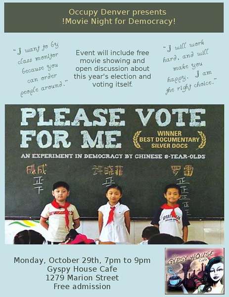 请为我投票 Please Vote for Me的海报