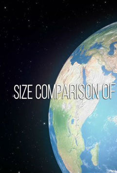 大小对比：从量子到可见宇宙 Size Comparison of the Universe的海报