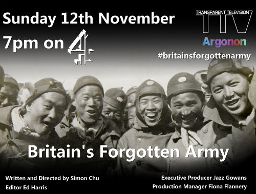 被遗忘的中国军队 Britain's Forgotten Army的海报