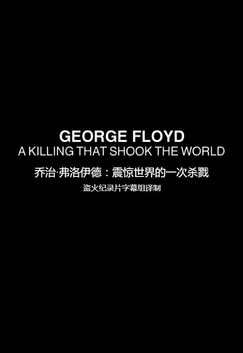乔治·弗洛伊德：震惊世界的一次杀戮 George Floyd: A Killing That Shook the World的海报