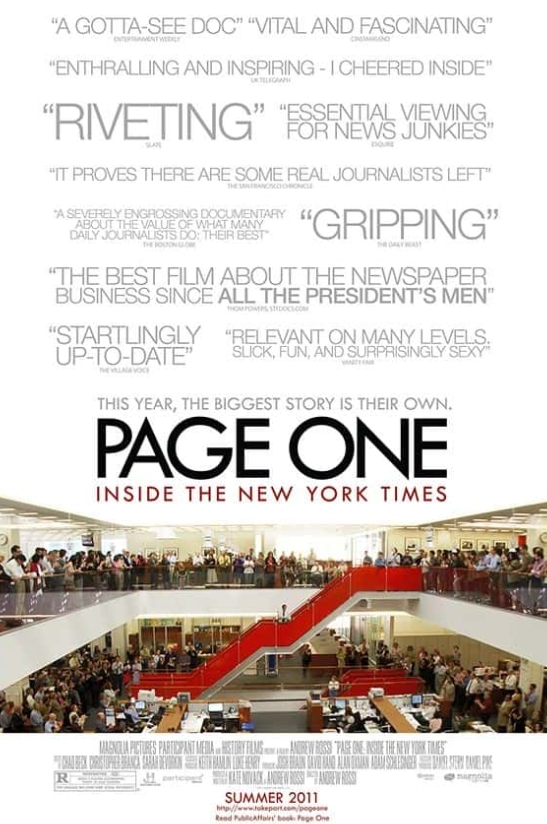 纽约时报头版内幕 Page One: Inside the New York Times的海报