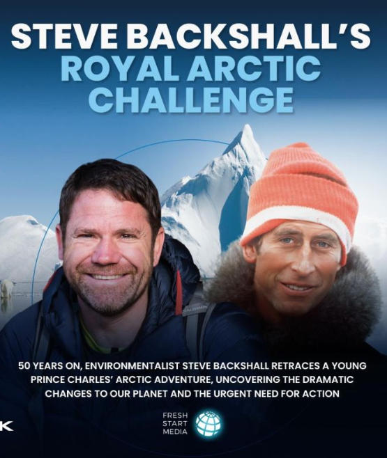 史蒂夫·巴克肖的皇家北极挑战 Steve Backshall's Royal Arctic Challenge的海报