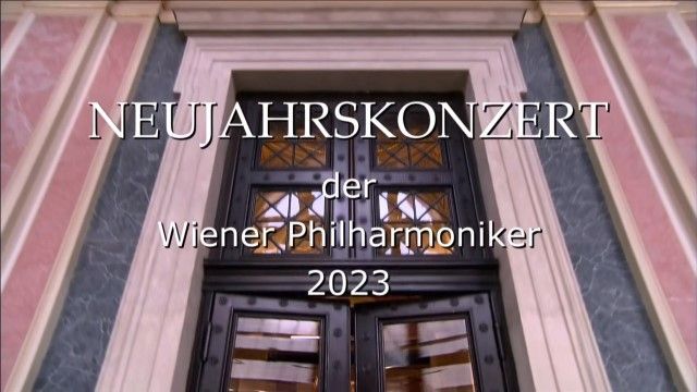 2023 年维也纳新年音乐会  New Year's Day Concert from Vienna 2023的海报