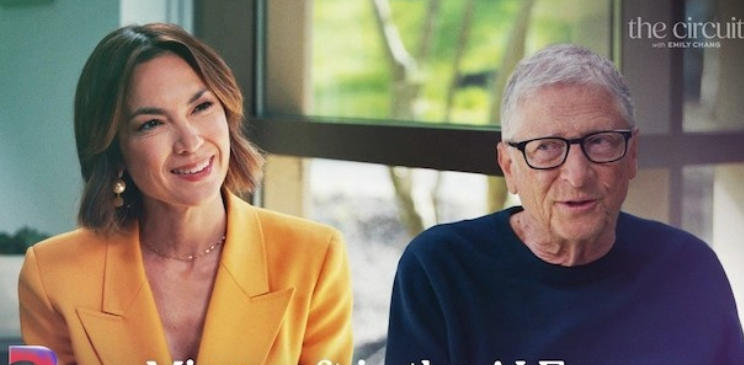 比尔·盖茨、萨蒂亚·纳德拉和史蒂夫·鲍尔默畅谈人工智能时代的微软 Bill Gates, Satya Nadella & Steve Ballmer on Microsoft in the AI Era 2025的海报