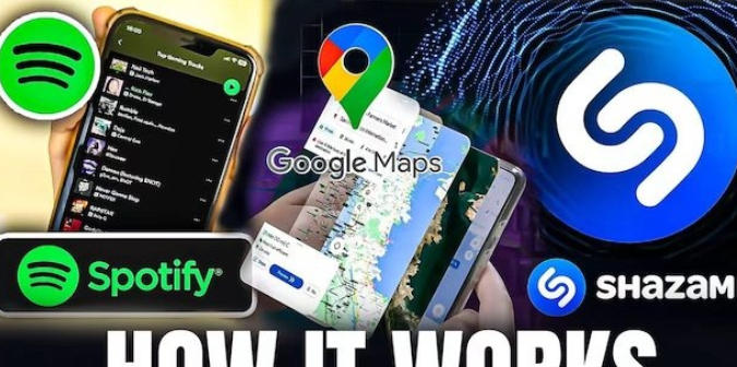 背后的技术：谷歌地图、Spotify、Shazam How Google Maps, Spotify, Shazam and More Work 2023的海报