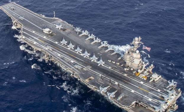 福特号航母:世界最大武器启用 USS Gerald R. Ford 2023的海报