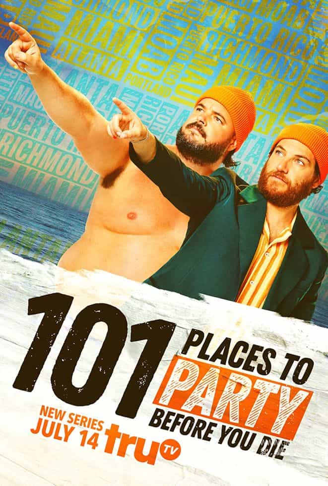 死前的101个聚会场所 101 Places to Party Before You Die 2022的海报