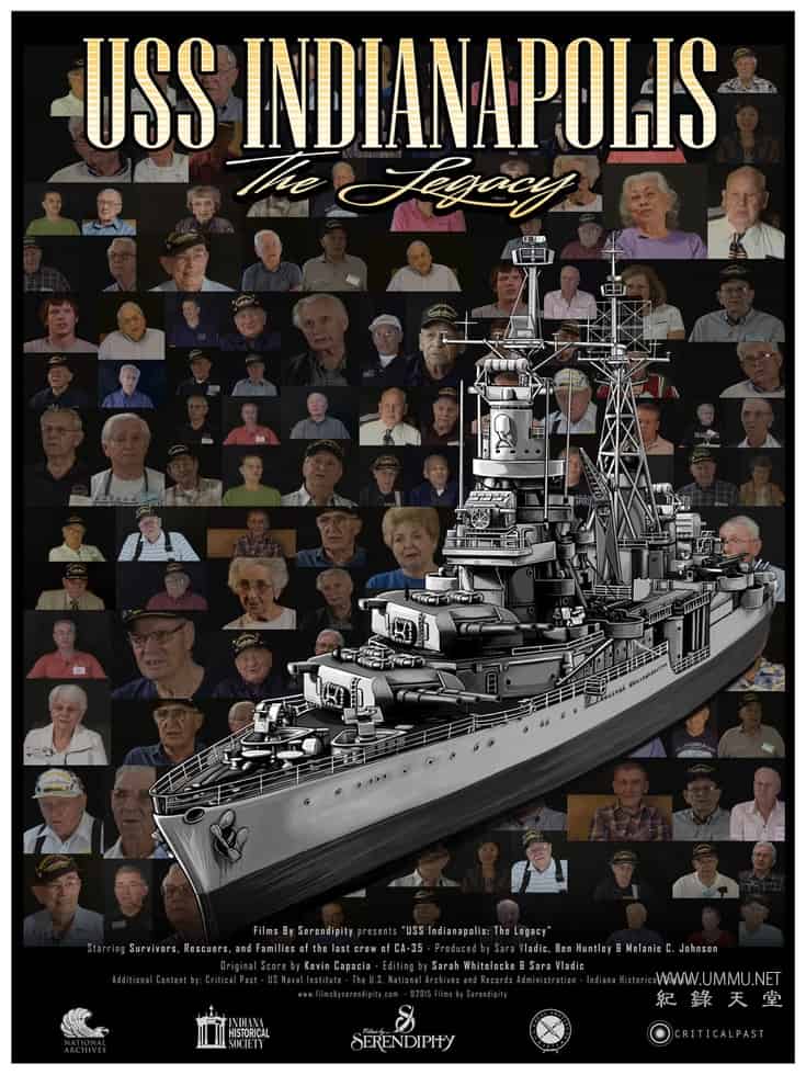 印第安纳波利斯号巡洋舰：遗产 USS Indianapolis: The Legacy的海报