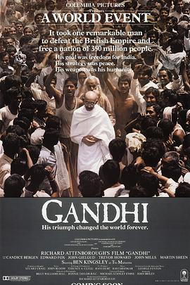 甘地传 Gandhi的海报