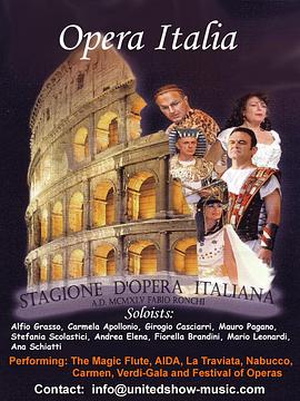 意大利歌剧 Opera Italia的海报