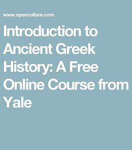 耶鲁大学公开课：古希腊历史简介 Introduction to Ancient Greek History的海报