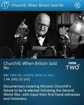 丘吉尔：当不列颠说不 Churchill: When Britain Said No的海报